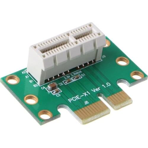 PCI Express X1 Adapter Riser Card PCIE X1 to X1 Slot Converter Card 90 Degree