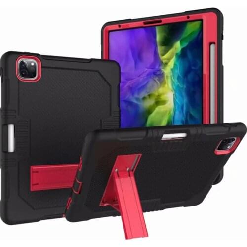 Tablet Shockproof Cover for IPad Pro 11 Pro11 2020 2018 2nd 1st A1934 A2230 Case Stand Hard PC TPU Silicone Protective Shell