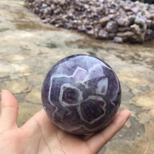 40-130mm NATURAL Dream Amethyst Crystal sphere ball Orb Gem Stone
