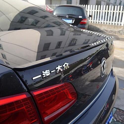 SHCHCG Accessories ABS Plastic Unpainted Primer Tail Wing Rear Trunk Spoiler For Volkswagen VW Magotan Passat B7 2013 2014 2015