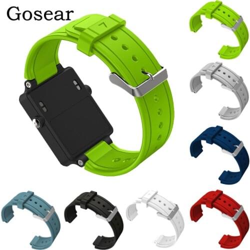 Gosear Silicone Replacement Wristband Bracelet Wrist Strap Belt Band For Garmin Gar Min Vivoactive Acetate Sport Watch Watchband