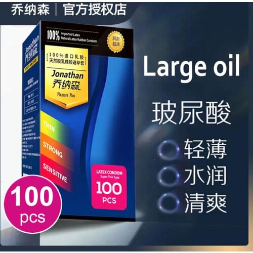100PCS 0.01 Ultra-Thin Condom Hyaluronic Acid Lubricant Condoms Safe Sex Adult Game Contraception Large-Oil Delay Sleeve Penis