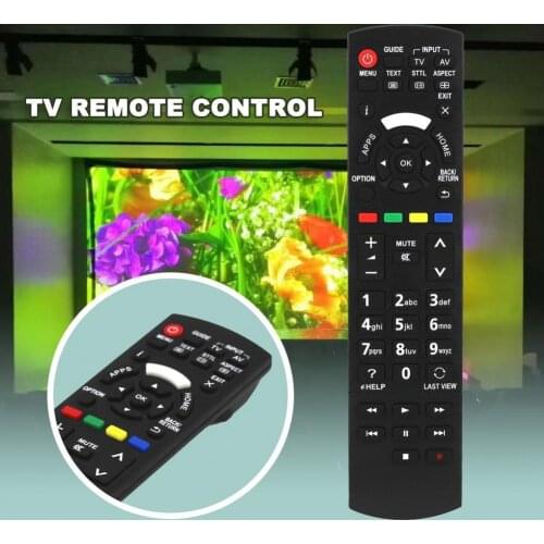 RM-L1268 Remote Control Easy to Use No Programming Black Smart LCD TV Controller for Panasonic N2Qayb00100 N2QAYB