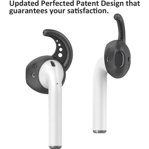 1 Pair Ear Buds for Airpods Cute Soft Silicone Anti-slip Ear Caps Earphone Holders Cover Case for AirPods Earhooks