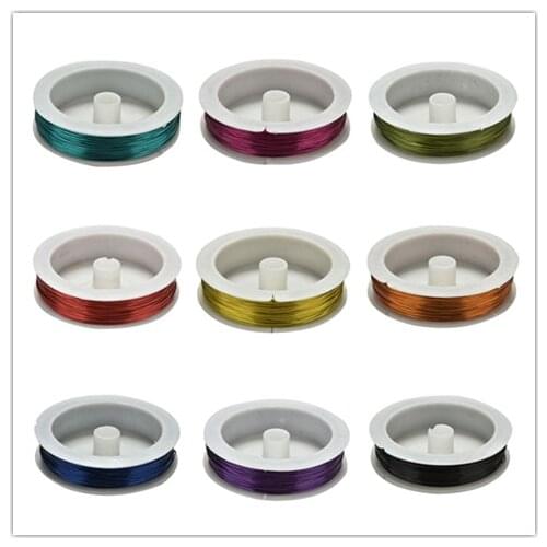 40m Rolling Iron Craft Wire 0.5mm Spool Soft DIY String Jewelry Craft Metal Wire for DIY Decorative Flowers Wreaths Package New