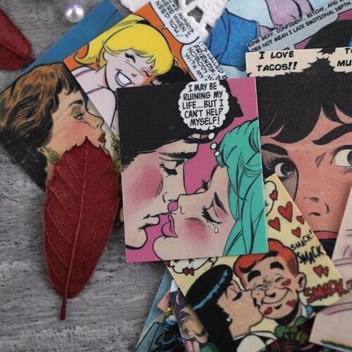 50PCS vintage Stickers Crafts And Scrapbooking stickers kids toys book Decorative sticker DIY Stationery