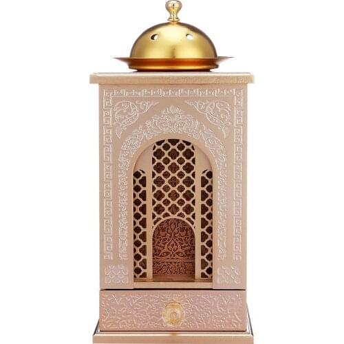 Ramadan Incense Burner Middle East Arab Decorative Crafts Aromatherapy Wooden Desktop Living Room Decoration