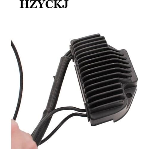 Black Motorcycle Voltage Rectifier Regulator Replacement For Harley Davidson Night Rod VRSCD 2006 2007 V-Road 74440-01 74494-02