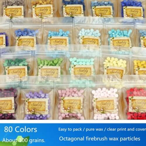 Ancient Sealing Wax Stamp Making Tools 100pcs Sealing Wax Seal Beans Stamp Beads for Vintage Craft Envelope Wedding Wax Seal