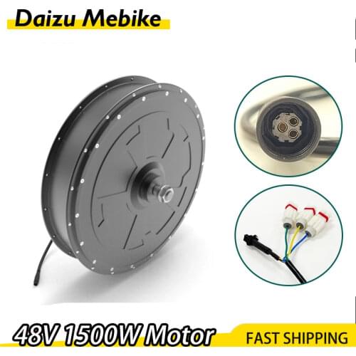 1000W 1500W 2000W E bicycle Kit 170-190mm Fork 48V E bicycle Conversion Kits Brushless Gear Hub Motor Both Suit For Disc/V Brake