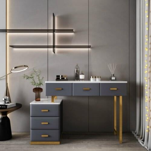 Nordic Small Family-style Dresser Bedroom Modern Minimalist Light Luxury Net Red Ins Wind Makeup Table Collection Cabinet One