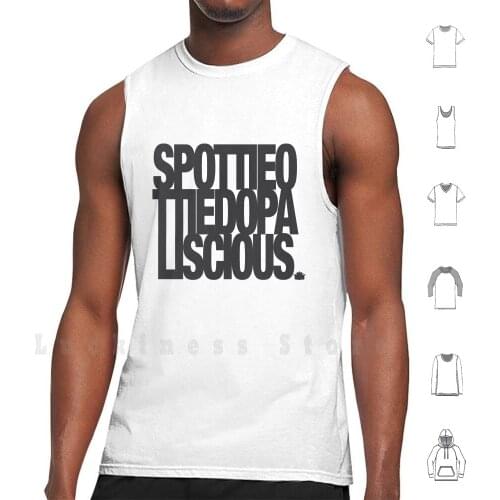 Spottieottiedopaliscous Tank Tops Vest 100% Cotton Rap Hip Hop Atl Atlanta Biggie