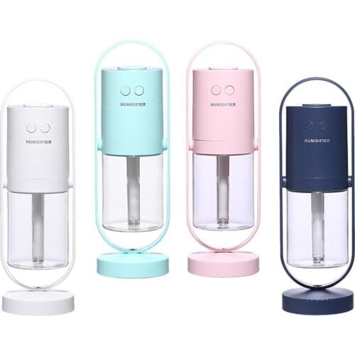 Mini Portable 200ML Ultrasonic Air Humidifier Aroma Essential Oil Diffuser for Home Car USB Fogger Mist Maker w/ LED Night Lamp