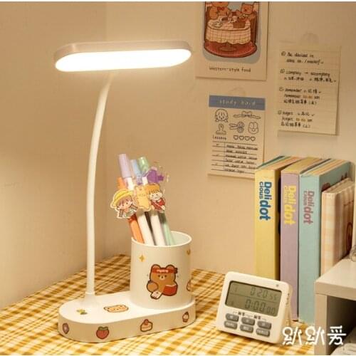 Multi - function desk with pen holder for learning eye protection against myopia desk lamp J03