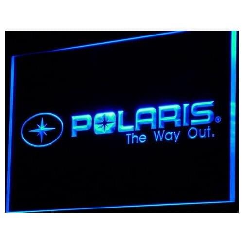 D142 Polaris Snowmobile LED Neon Light Signs with On/Off Switch 20+ Colors 5 Sizes to choose
