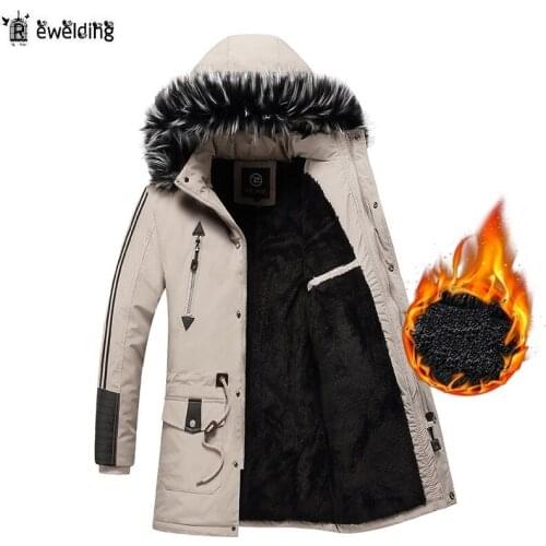 New Winter Jacket Men -15 Degree Thicken Warm Men Parkas Hooded Fleece Mans Jackets Outwear Cotton Coat Parka Jaqueta Masculina