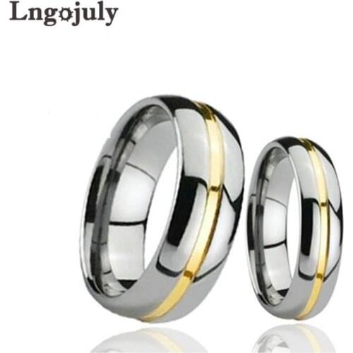 Brand New Couple Ring Tungsten Carbide Ring Wedding Ring Jewelry Engagement Wedding Party Tungsten Ring For Men Women Gifts
