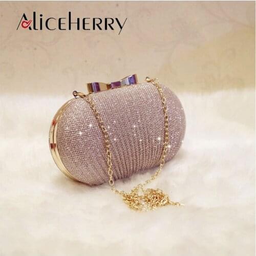 Luxury designer handbags women clutch bag lady diamond folding evening wedding bridal girls chain make up purse party phone bag
