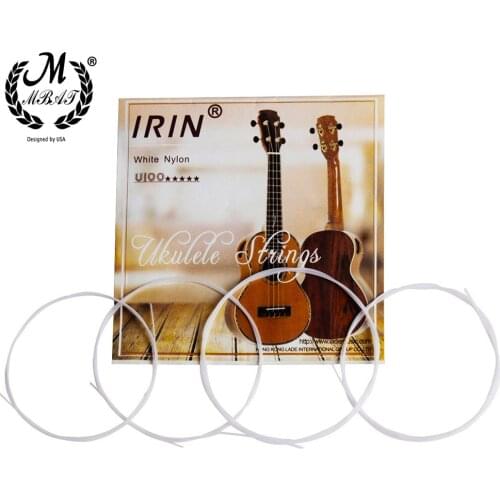 M MBAT 4 Pcs/Set U100 Nylon Ukulele Strings Replacement Stringed Instrument For Ukulele Parts Practical Durable Guitar String