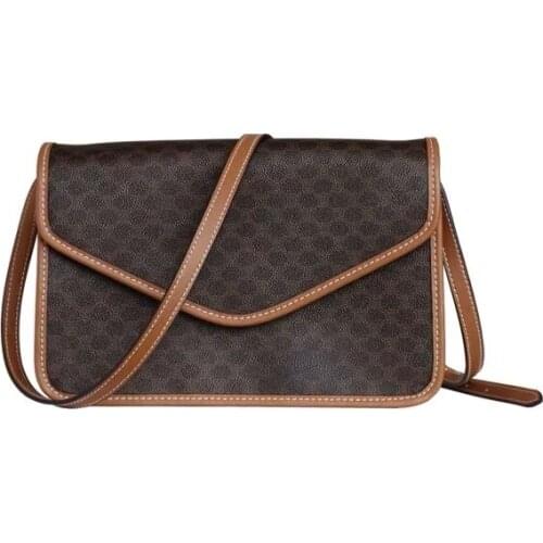 Hot new retro ladies envelope bag leather shoulder bag ladies Messenger bag high quality cowhide large capacity clutch bag