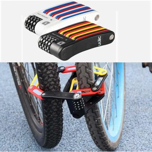 ULAC Foldable Bicycle Motorcycle Lock Mini Portable Professional Anti-theft Alloy Strong Zinc steel alloy Top Quality