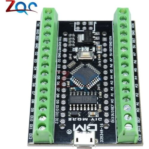 Micro USB Atmega328P Nano V3.0 CH340 USB Driver WithTerminal Adapter Expansion Board 2 in 1 Micro-controller Module for Arduino