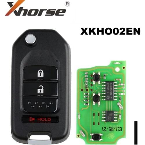 Xhorse XKHO02EN 2+1 Button for Honda Universal Remote Key English Version 1 pcs