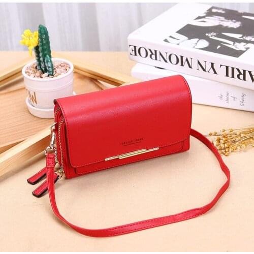 2021 New Mini Handbags Women Fashion Wild PU Leather Shoulder Strap Messenger Bag Purse Simple Style Brand Female Crossbody Bags