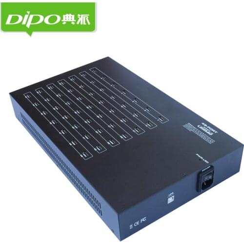 DIPO 49 port usb hub Mobile cloud point group control system usb hub 49 ports for bitcoin 5v 40a power adapter inside