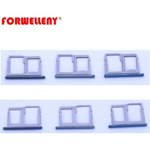For LG Stylo 6 Q730 Micro Sim Card Holder Slot Tray Replacement Adapters black silver blue