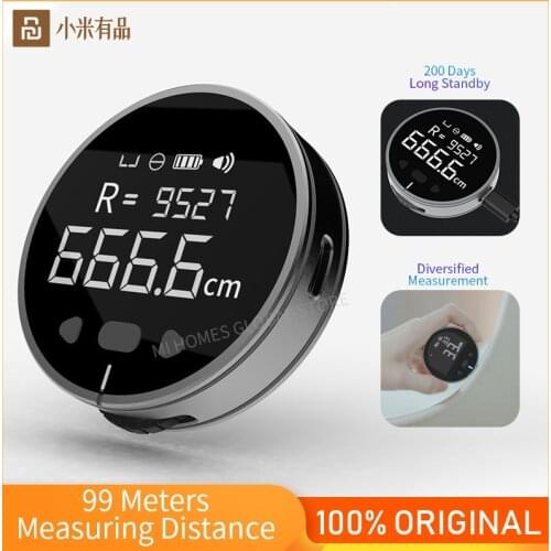 DUKA Multifunctional Electric Ruler HD LCD Screen 99M Length Measurement Volume Measure Distance Meter Rechargeable Long Standby