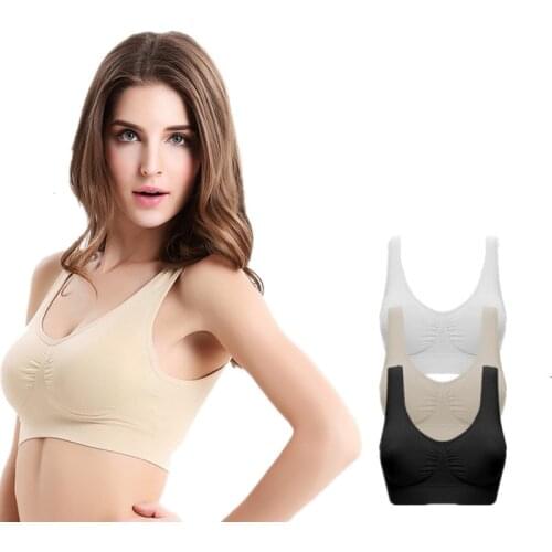 Breathable Sports Bra Anti-sweat Fitness Top Seamless Yoga Bra Shockproof Crop Top Women Push Up Sport Bra Gym Workout