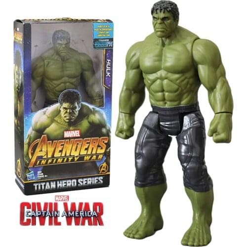 Disney Marvel Superhero Peripheral Avengers:Infinity War Hulk Action-Figure Toy Model Furnishing Articles Boys Girls Gift