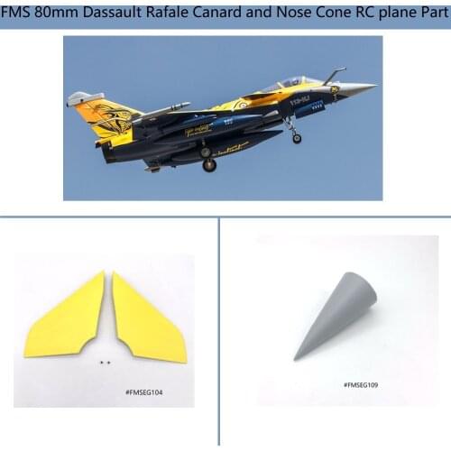FMS 80mm Dassault Rafale Canard and Nose Cone Radio Control Airplane Part fmsdr