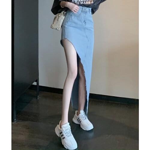 Женские юбки джинсовые HKML China At AliExpress