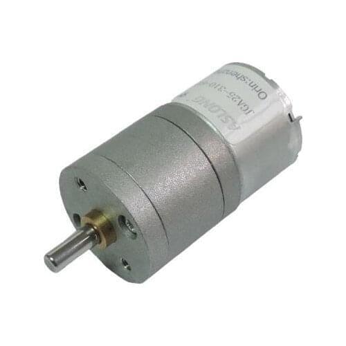 JGA25-310 miniature DC gear motor, slowdown motor 6V 12V