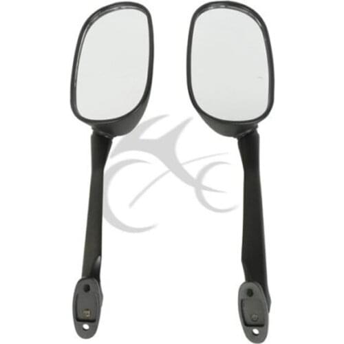 Motorcycle Black Pair Side Rear View Mirrors For Honda CBR250 CBR250R 11-12 CB1300S 03-12