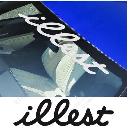 ILLEST Front Windshield Car Stickers Decal Car-Styling For renault bmw honda audi ford toyota volkswagen car accessories