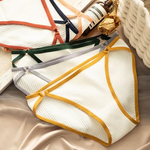 New 3 PCS Ladies Cotton Soft Panties Japanese Young Girl Students Style Sexy Low-Rise Underpants Breathable Cool Briefs