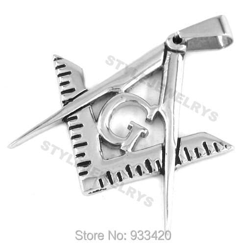 Wholesale Freemasonry Masonic Pendant Stainless Steel Jewelry Masonic Pendant Mens Women SWP0185B