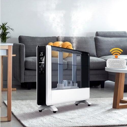 260W Large-capacity Humidifier Industrial Double Nozzle Floor-mounted Water Disinfection Atomizer Air Humidifier for Industrial