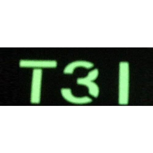 GLOW IN DARK T31 Call Sign MILSPEC Special Forces AIRSOFT Air Soft BADGE TACTICAL PATCH
