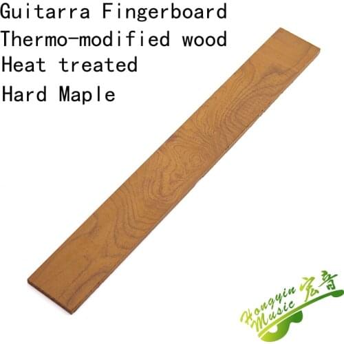 Heat treated Thermo-modified wood wooCarbonization Hard Maple Material Guitarra Fingerboard For Electric Acoustic Guitar