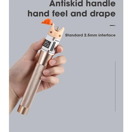 COMPTYCO high-quality 30km/20km/10km/5km Red light source fiber tester pen visual fault locator compliant st fc sc Connector