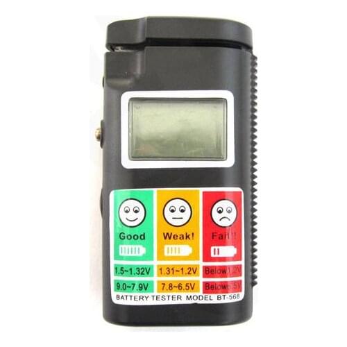 BT-568 Universal Battery Checker Tester for1.5V AA AAA 9V 6F22, Retail and wholesale
