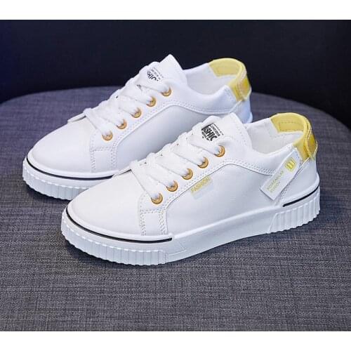 Women sneakers Flat Casual shoes zapatillas mujer basket femme Lace Up White Sneakers Vulcanized Platform Shoes