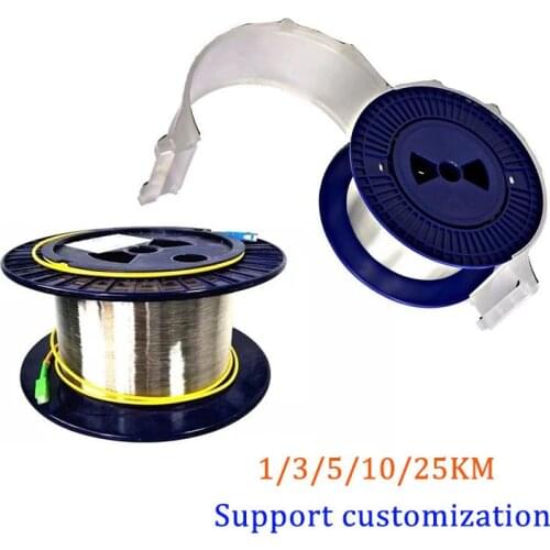 1/2/3/5KM 9/125 G652D singlemode Single Bare fiber disk OTDR measuring Optical Fiber Cable OTDR fiber tester extension line