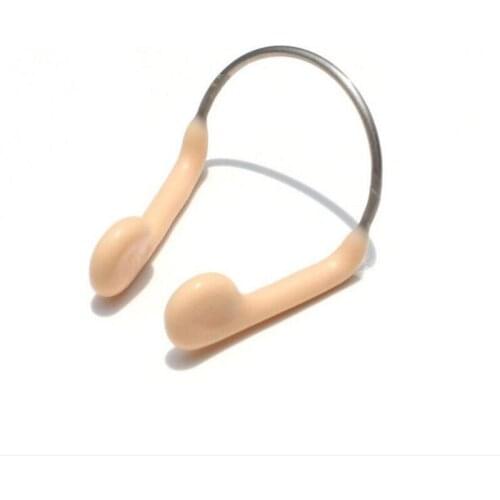 10Pcs Silicone Swimming Nose Clip Special Design for Competition and Swim Training Anti Falling Choking Steel Wire Nose Clip