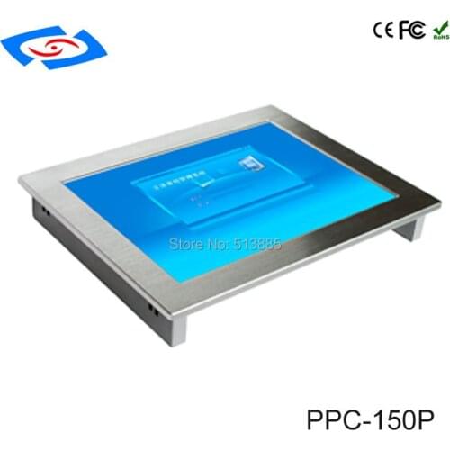 15" Tablet PC Industrial Computers 2x LAN All In One pc with 4GB ram 64GB SSD high quality 15 inch Industrial Panel pc