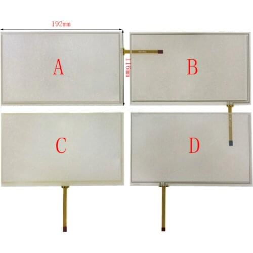192*116 4 Wire Resistive 8 Inch Touch Screen Panel for HSD080IDW1 AT080TN64